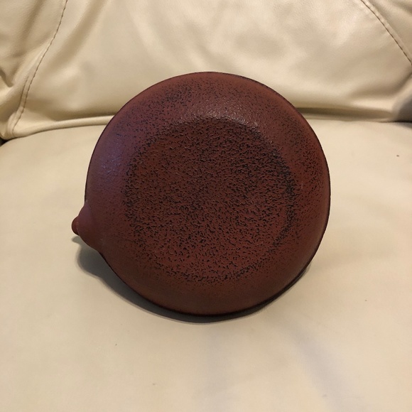 Cast Iron Tea Kettle w/Lid, Burnt Red - Picture 5 of 11